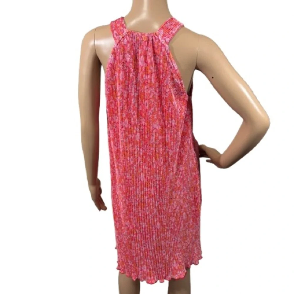 BeachSissi Pink Floral Sleeveless Dress Size M